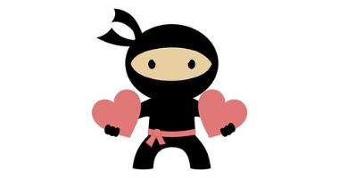 Art Lesson - Valentine Ninja Love
