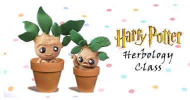 60min Hogwarts Herbology Class - Sculpt Baby Mandrakes