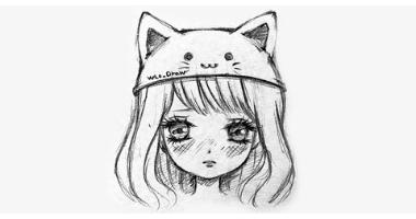 60min Anime Sketching Art Lesson Kawaii Girl