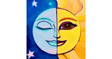 Sun & Moon Painting