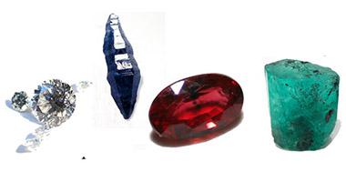 Crystals and Gems - The Precious Four 