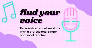 Find Your Voice - Perosnalised vocal sessions with a professional singer and vocal teacher