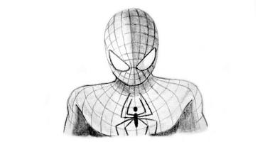 60min Draw Spiderman
