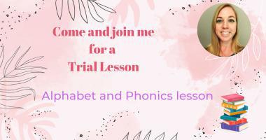 Alphabet and Phonics lessons Trial Lesson